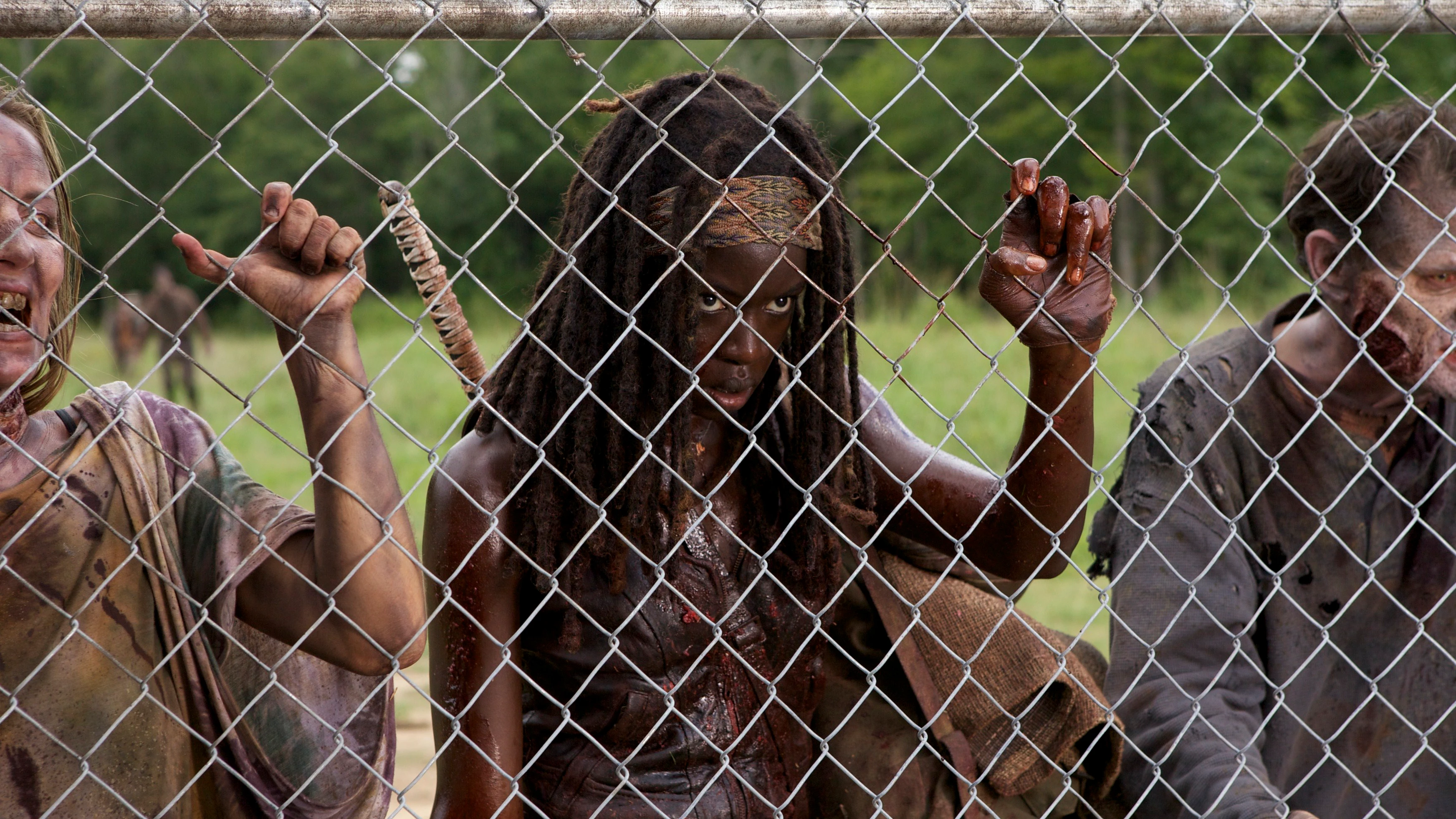 Michonne llega a la prisión