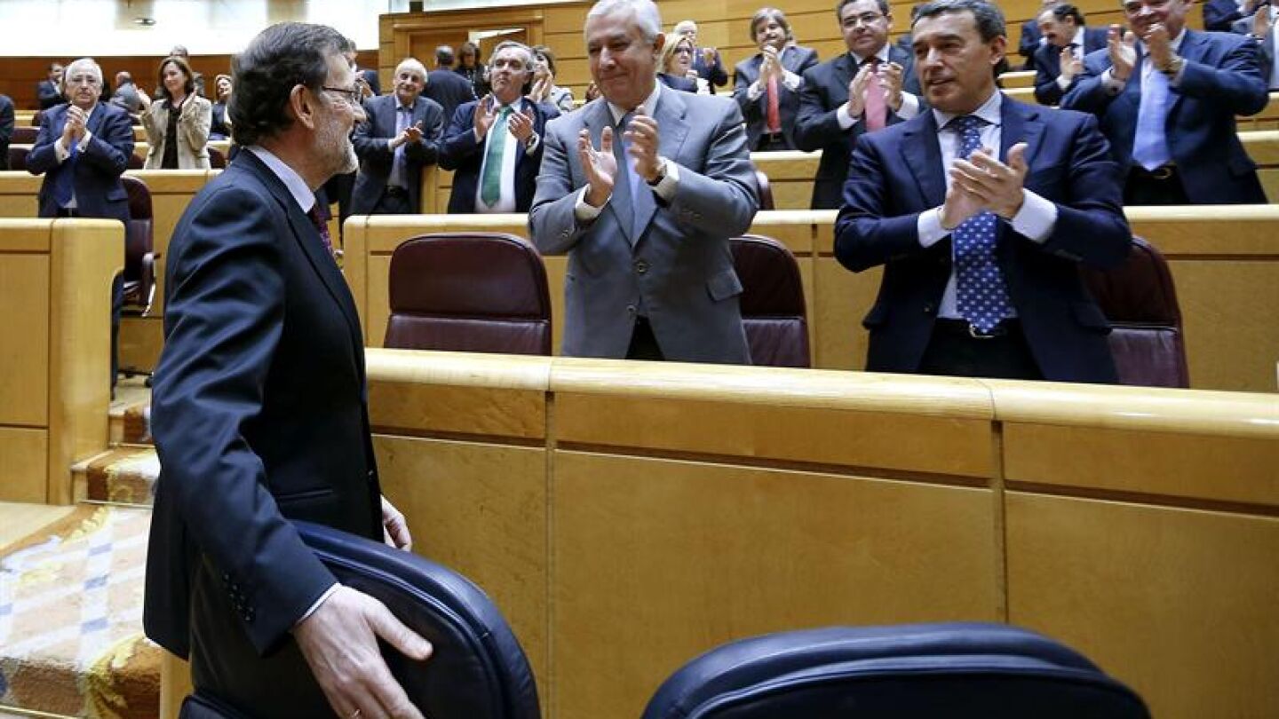 Rajoy, en el Pleno del Senado