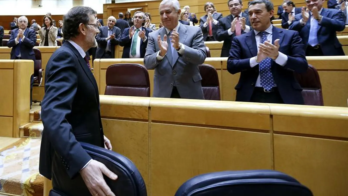 Rajoy, en el Pleno del Senado Rajoy, en el Pleno del Senado