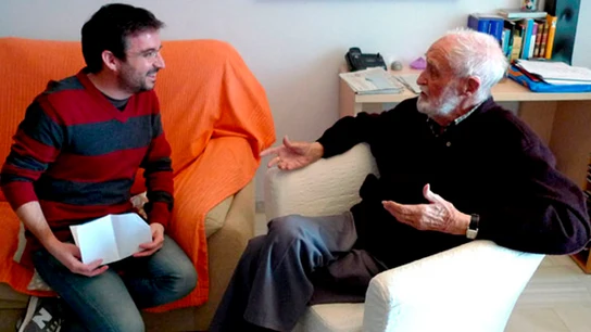 Jordi Évole conversa con José Luis Sampedro Jordi Évole conversa con José Luis Sampedro