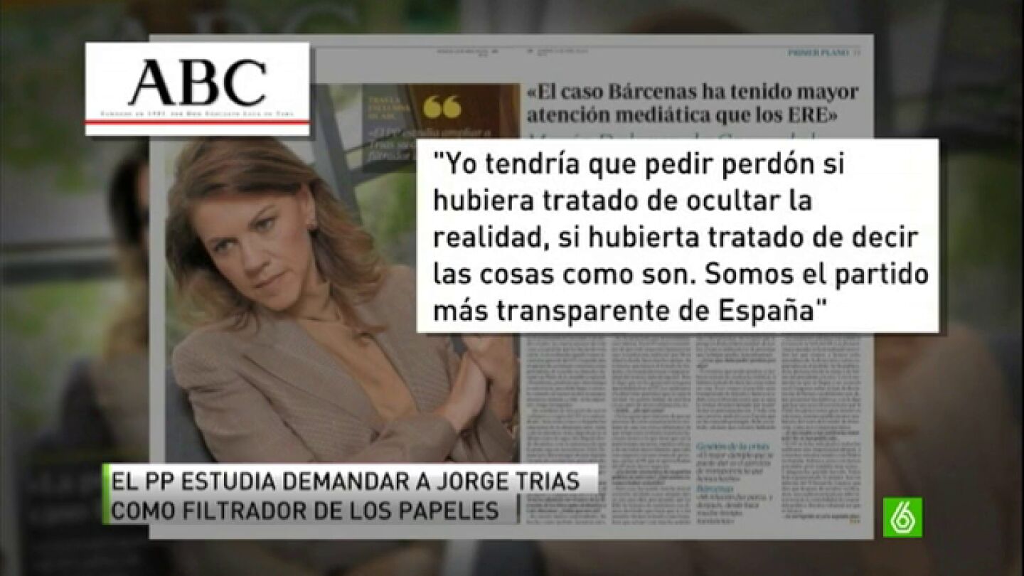 El PP estudia demandar a Jorge Tr&iacute;as como filtrador de los papeles