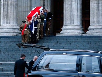 Más de 700 militares ensayan de madrugada en Londres el funeral de Thatcher Más de 700 militares ensayan de madrugada en Londres el funeral de Thatcher