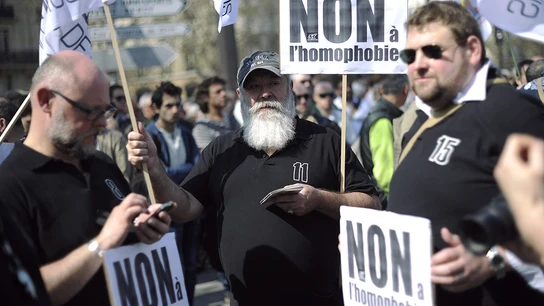 Decenas de miles de franceses piden no legalizar el matrimonio homosexual Decenas de miles de franceses piden no legalizar el matrimonio homosexual