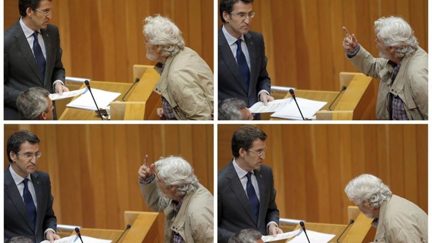 Beiras golpea el esca&ntilde;o de N&uacute;&ntilde;ez Feij&oacute;o