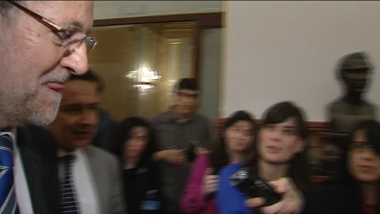 Mariano Rajoy en los pasillos del Congreso Mariano Rajoy en los pasillos del Congreso