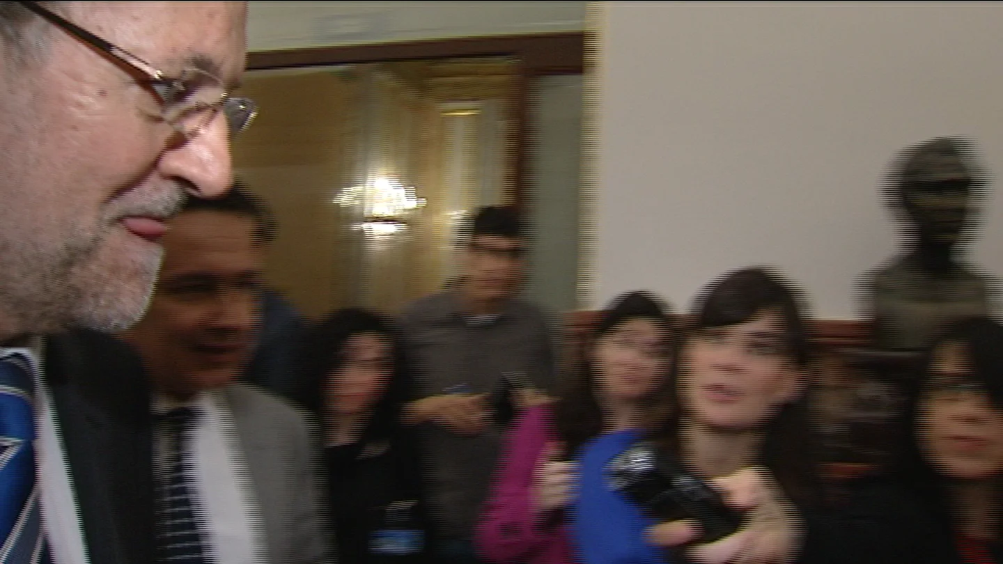 Mariano Rajoy en los pasillos del Congreso Mariano Rajoy en los pasillos del Congreso