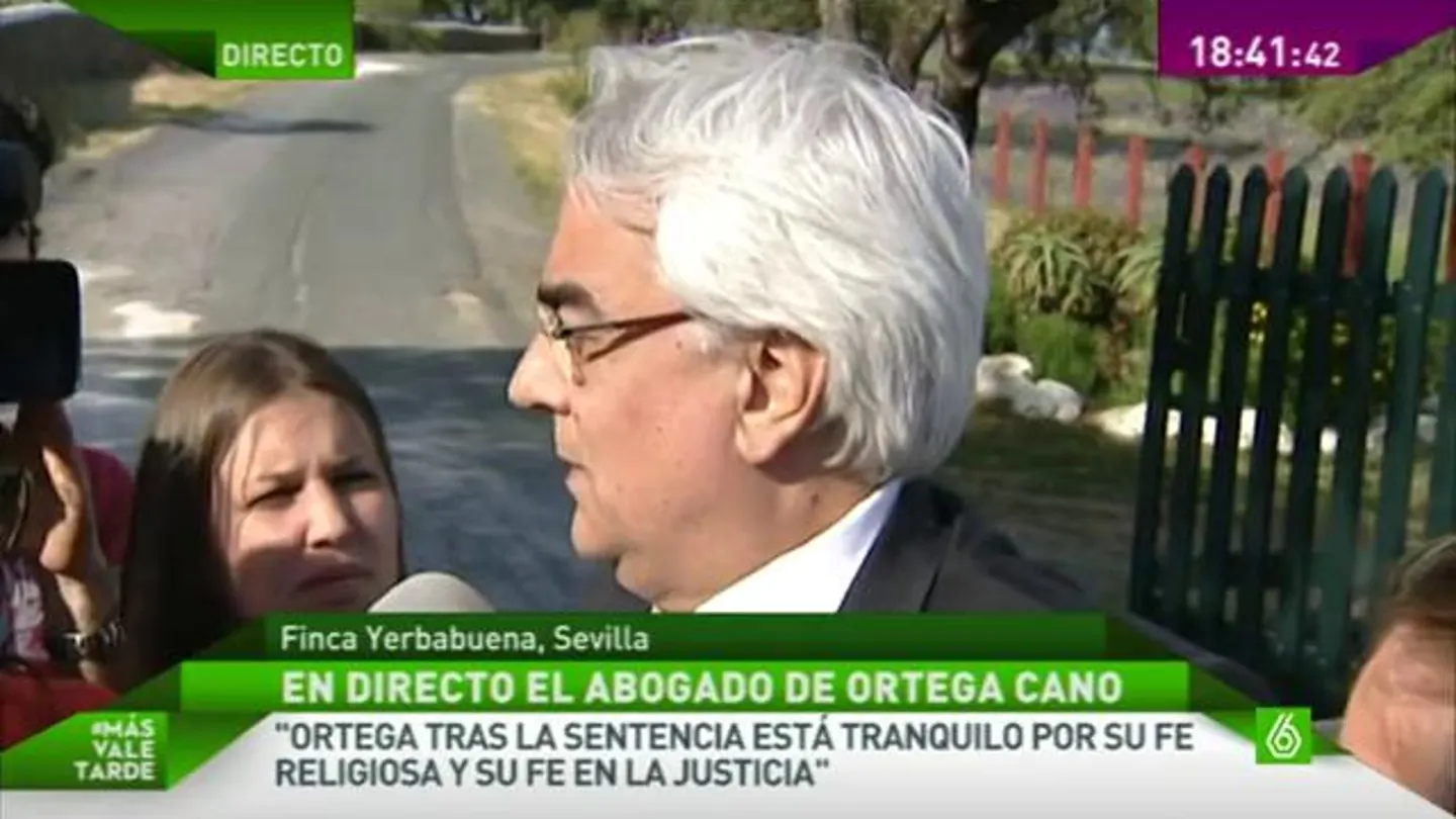 Abogado de Ortega Cano: "Demandaremos a quien asegure que iba ebrio" Abogado de Ortega Cano: "Demandaremos a quien asegure que iba ebrio"