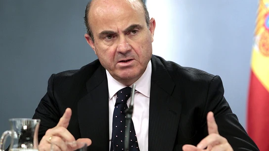 El ministro de Economía, Luis de Guindos El ministro de Economía, Luis de Guindos
