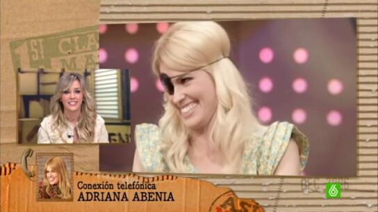 Adriana Abenia se est&aacute; recuperando
