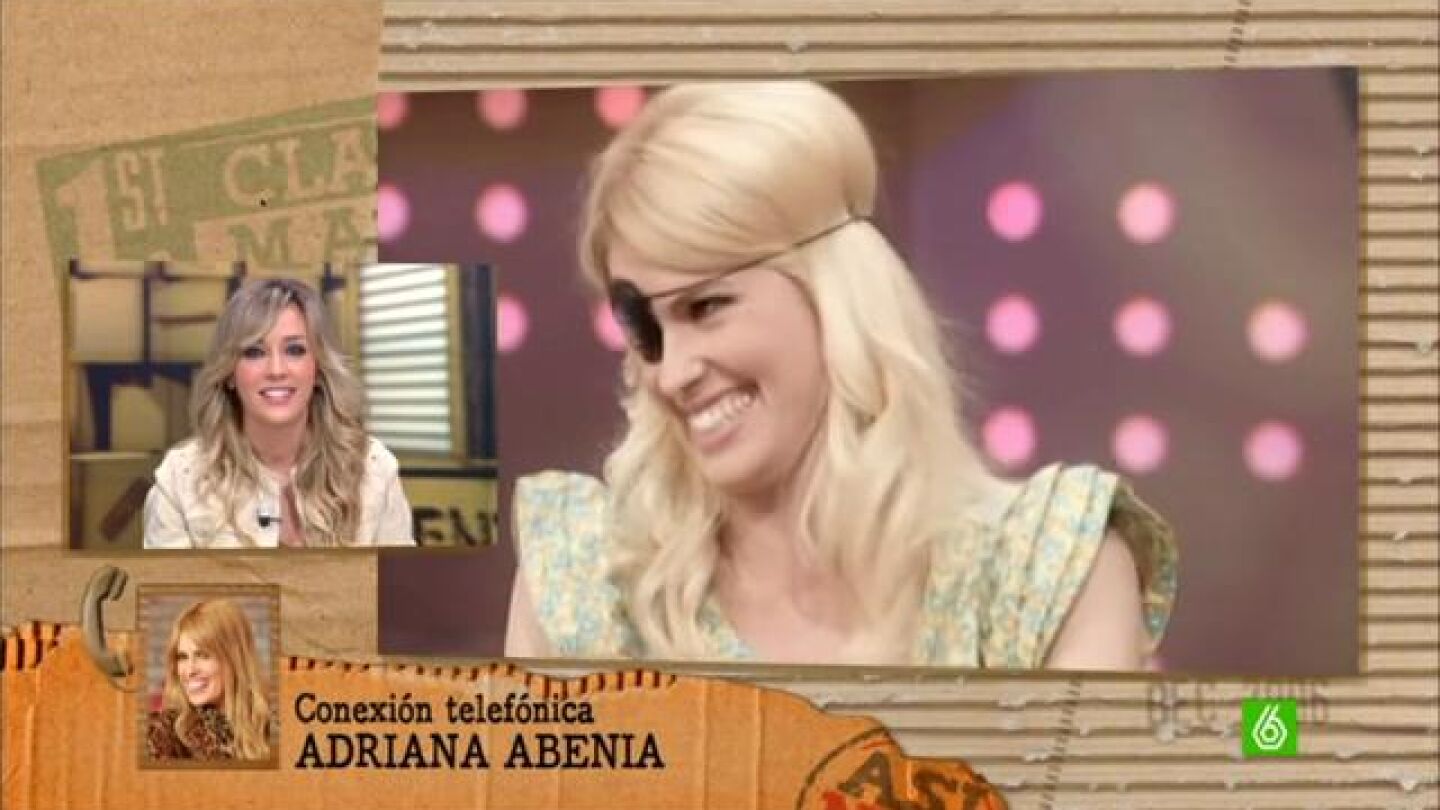 Adriana Abenia se est&aacute; recuperando