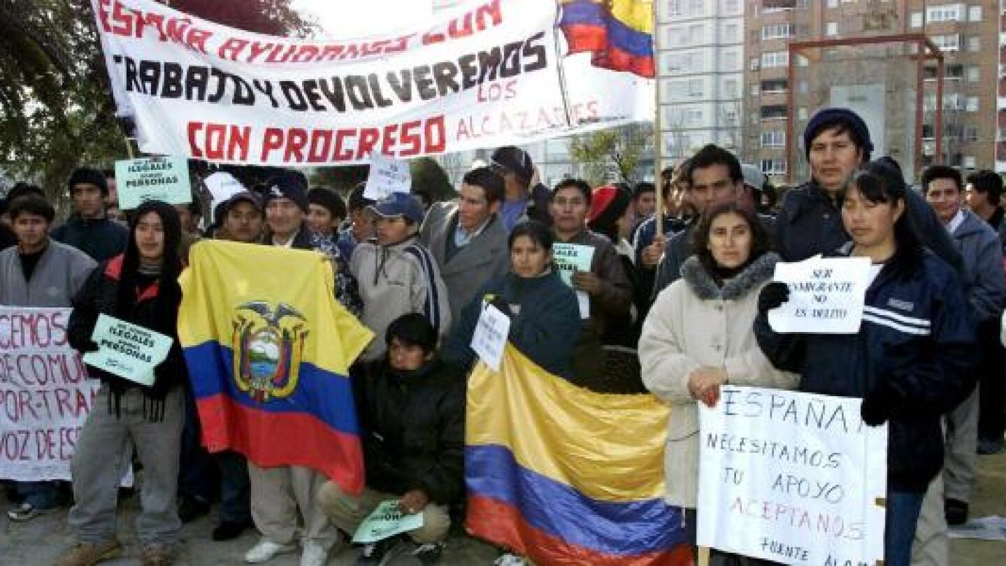 Ecuatorianos en Espa&ntilde;a