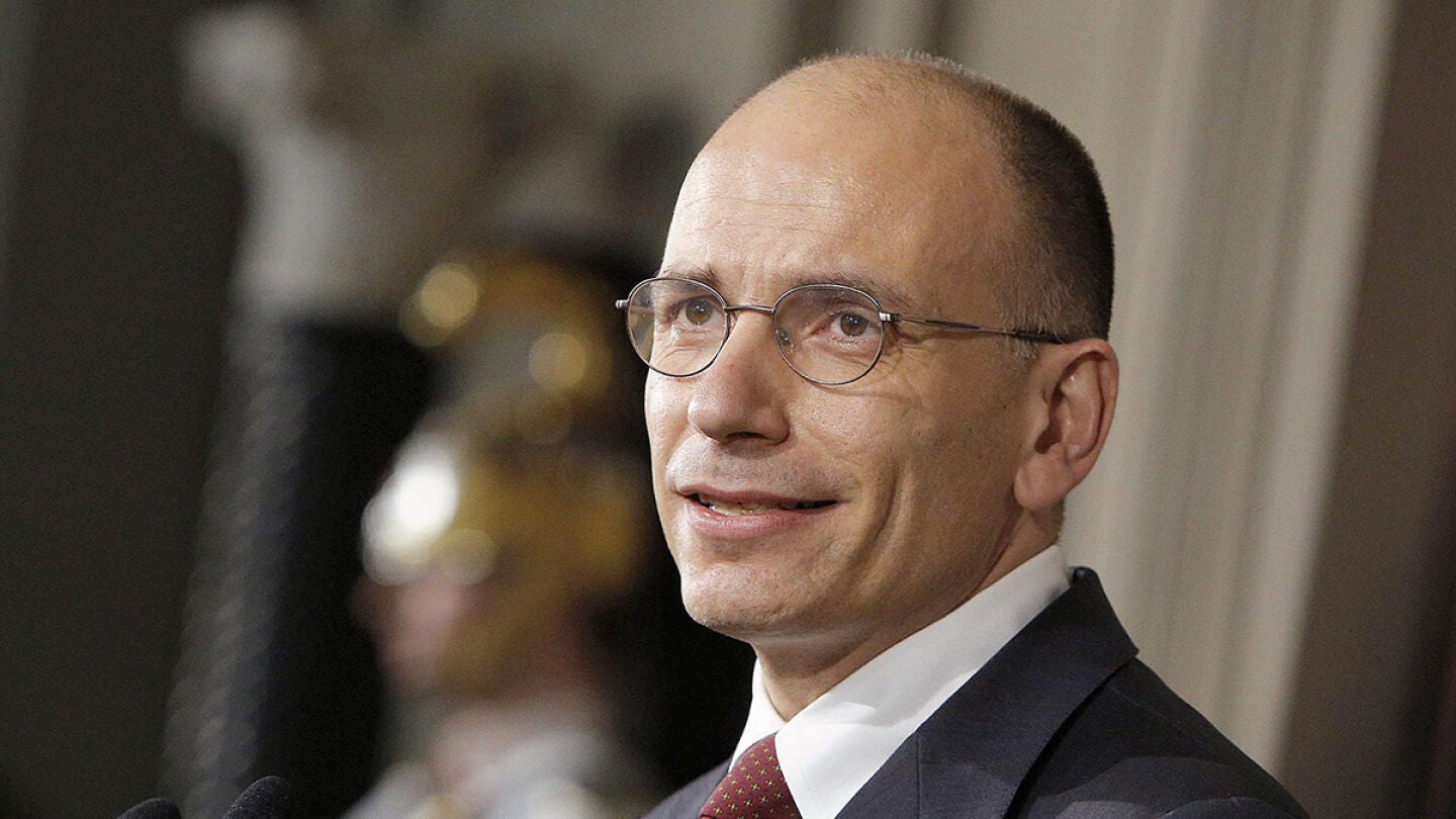 Enrico Letta, nuevo primer ministro de Italia