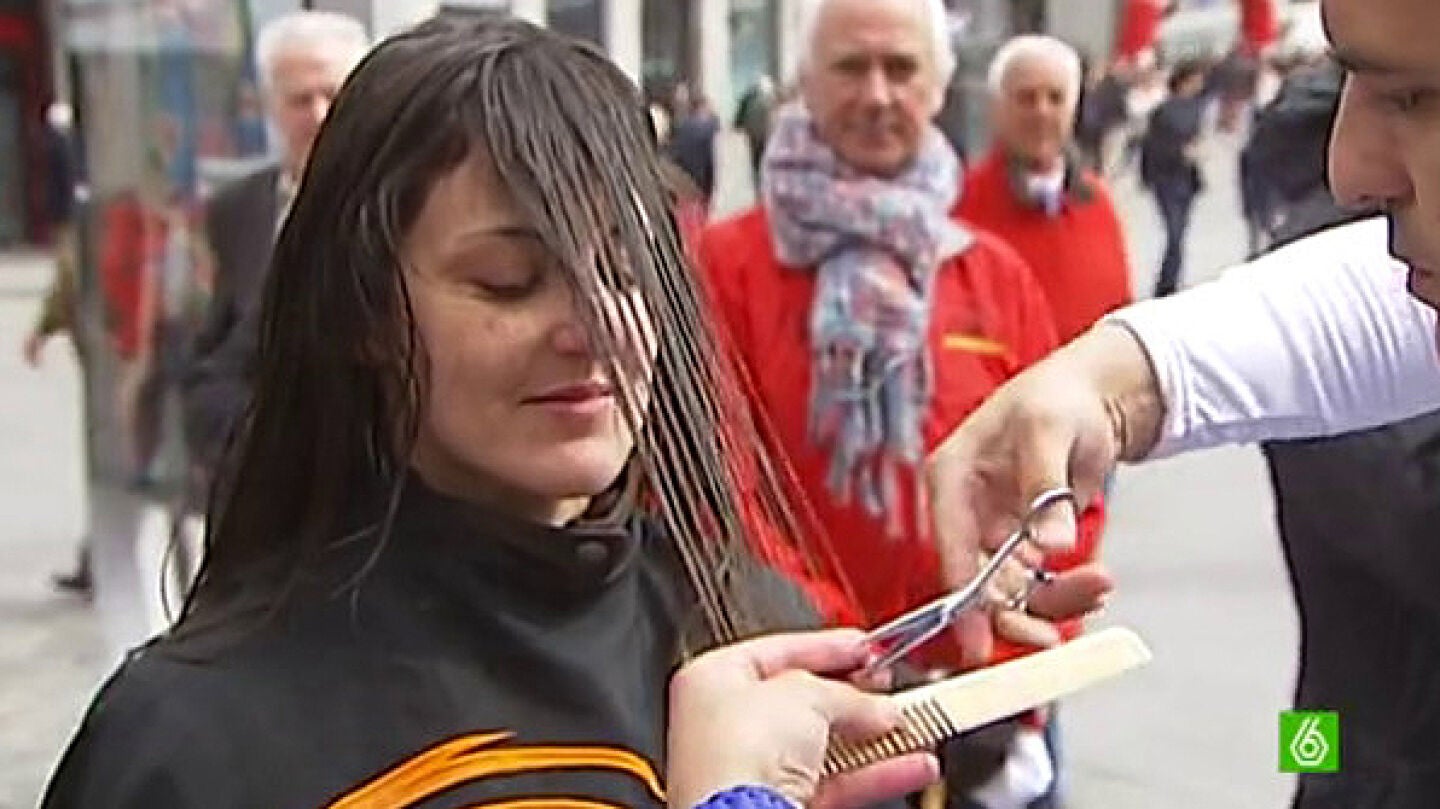 Un 'corte de pelo solidario'