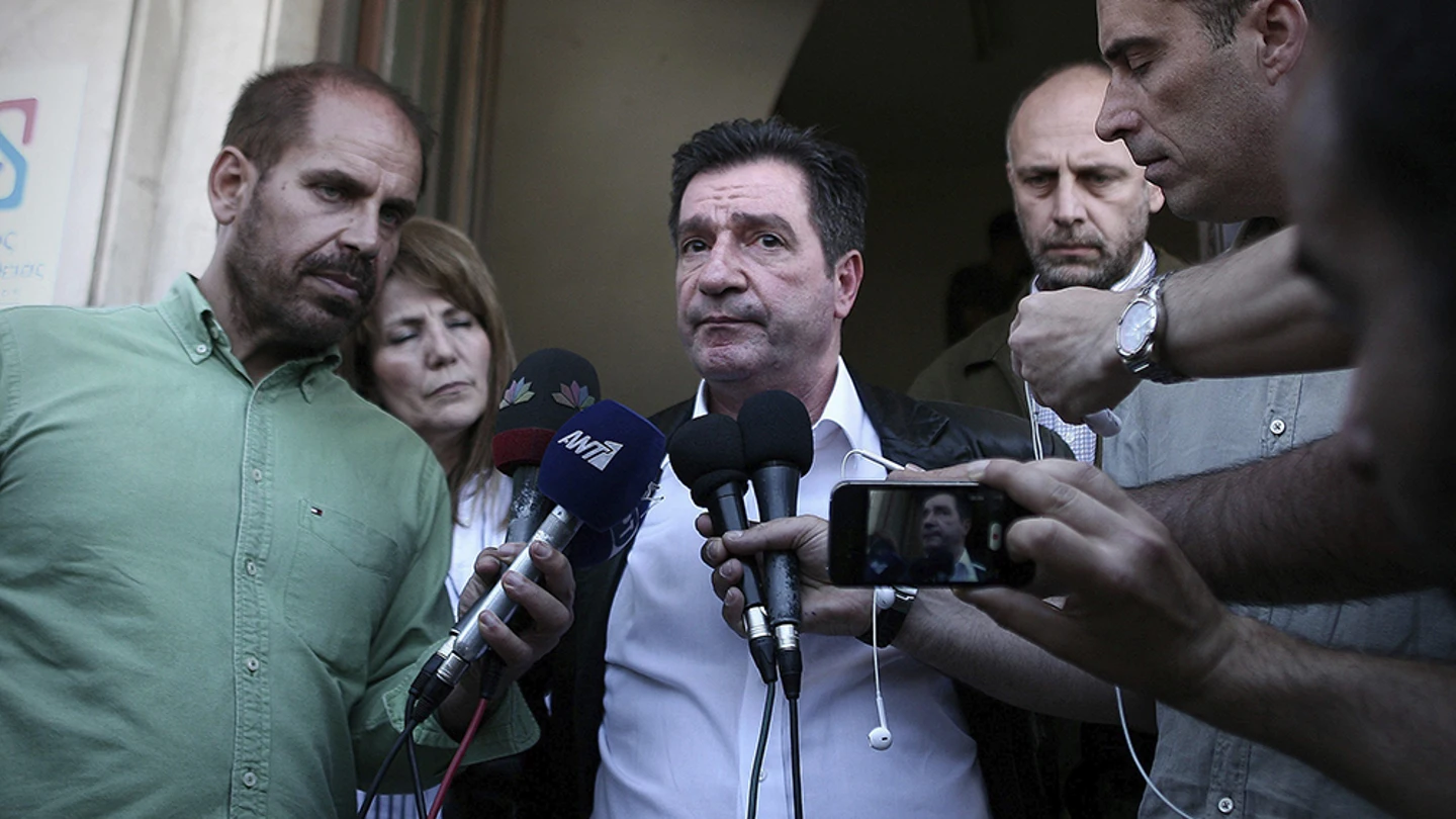 El alcalde de Atenas, Yorgos Kamini El alcalde de Atenas, Yorgos Kamini