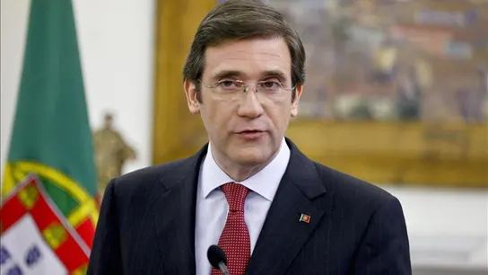 El primer ministro conservador, luso Pedro Passos Coelho El primer ministro conservador, luso Pedro Passos Coelho