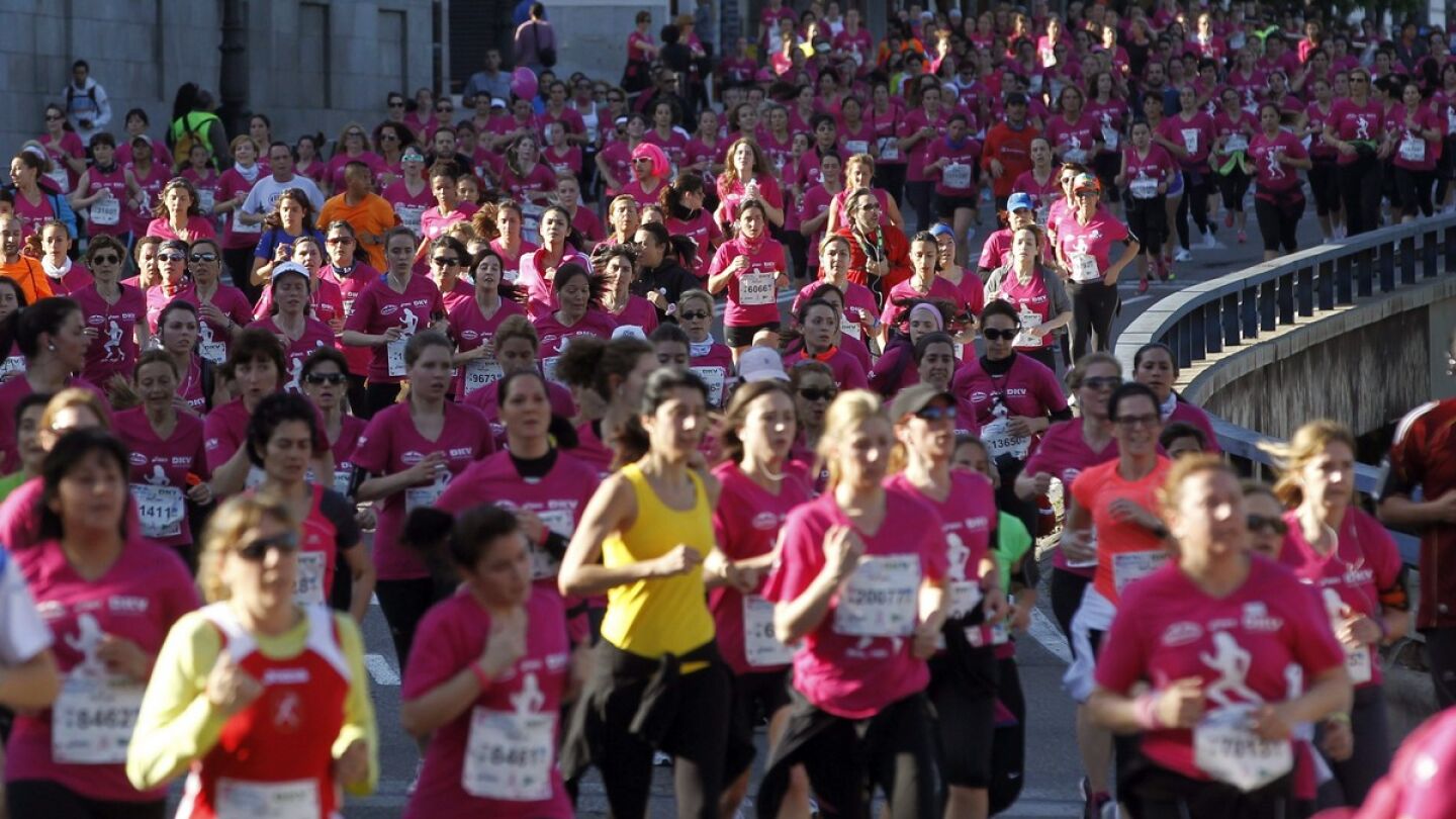 Participantes en la X edici&oacute;n de la Carrera de la Mujer