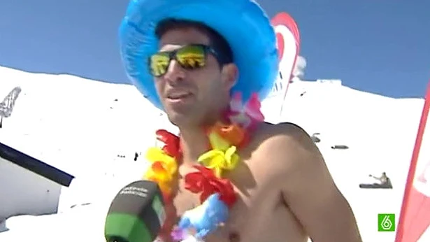 Esquí en bañador para cerrar la temporada en Sierra Nevada