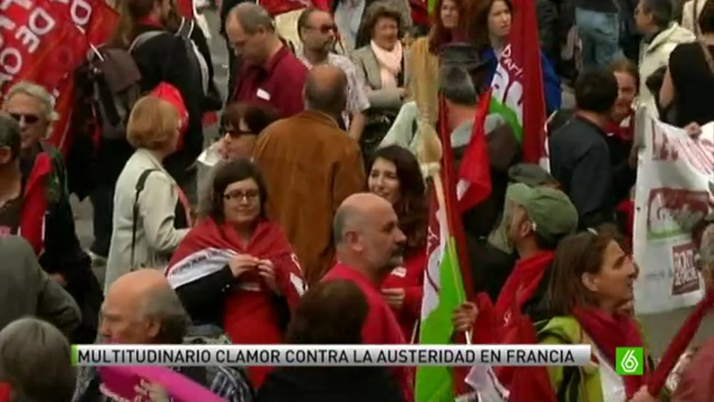 Multitudinario clamor contra la austeridad en Francia Multitudinario clamor contra la austeridad en Francia