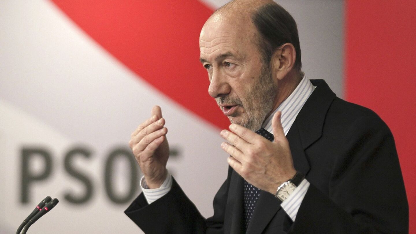 El secretario general del PSOE, Alfredo P&eacute;rez Rubalcaba