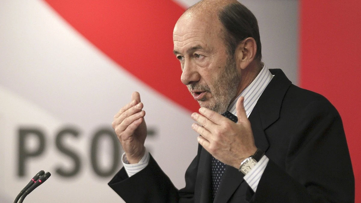 El secretario general del PSOE, Alfredo Pérez Rubalcaba