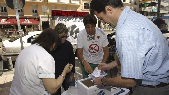 Votaciones en el Hospital de la Princesa Votaciones en el Hospital de la Princesa