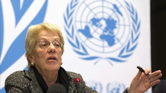 La suiza Carla del Ponte, miembro de la comisión auspiciada por la ONU para investigar las violaciones de los derechos humanos en Siria. La suiza Carla del Ponte, miembro de la comisión auspiciada por la ONU para investigar las violaciones de los derechos humanos en Siria.