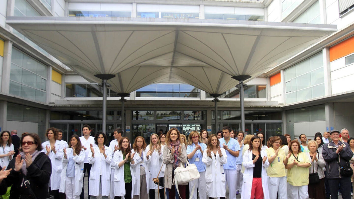Trabajadores del Hospital Infanta Leonor