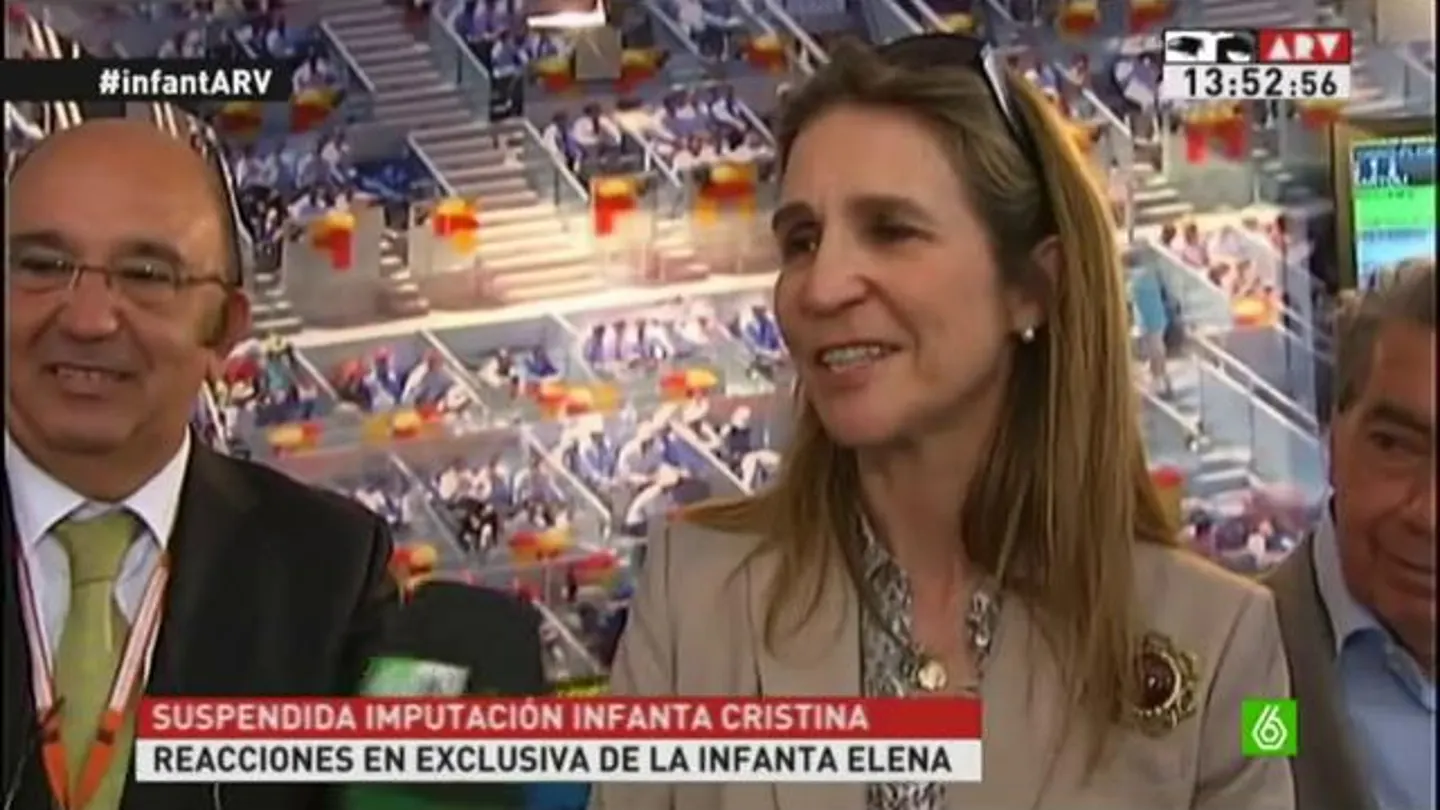 La infanta Elena en el Mutua Madrid Open La infanta Elena en el Mutua Madrid Open