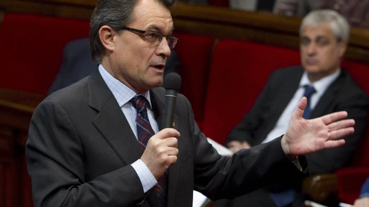 Artur Mas en el Parlament