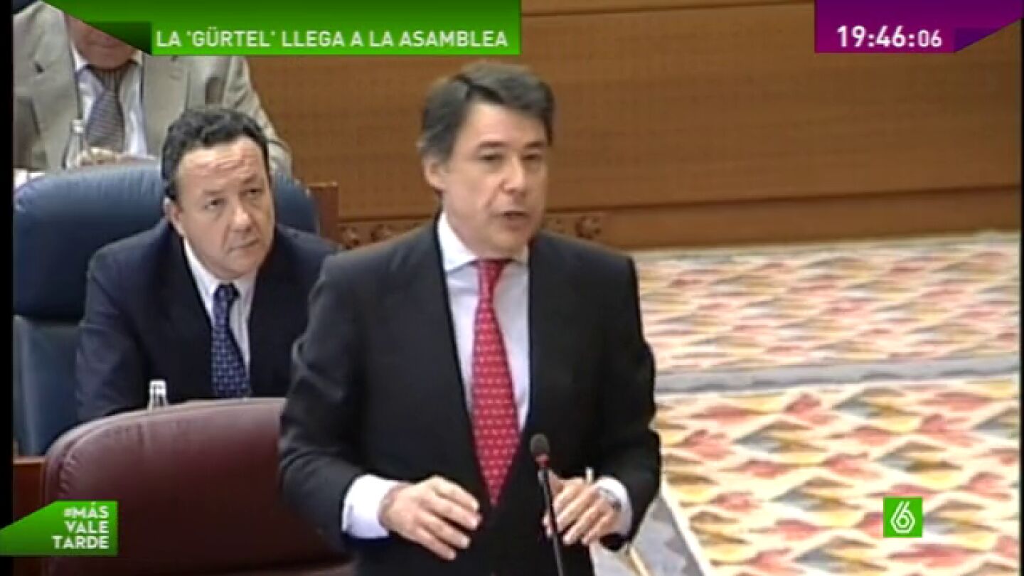  Ignacio Gonz&aacute;lez anuncia una querella contra una diputada socialista por llamarle "corrupto"