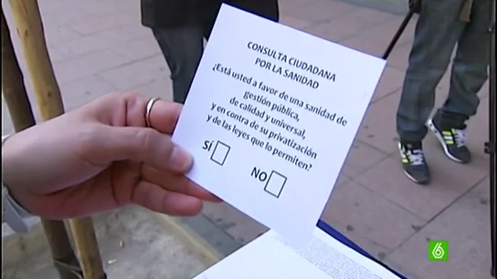 El referéndum sobre la privatización de los hospitales obtiene casi un millón de firmas El referéndum sobre la privatización de los hospitales obtiene casi un millón de firmas