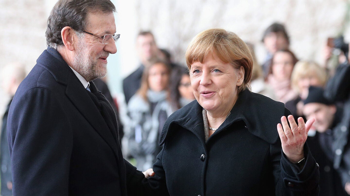 Merkel considera imprescindible que haya m&aacute;s sacrificios para Espa&ntilde;a