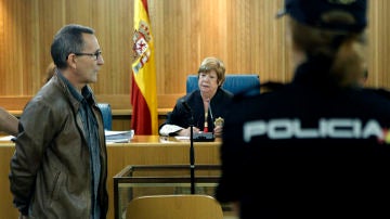 El miembro de los GRAPO Fernando Silva Sande en un juicio 