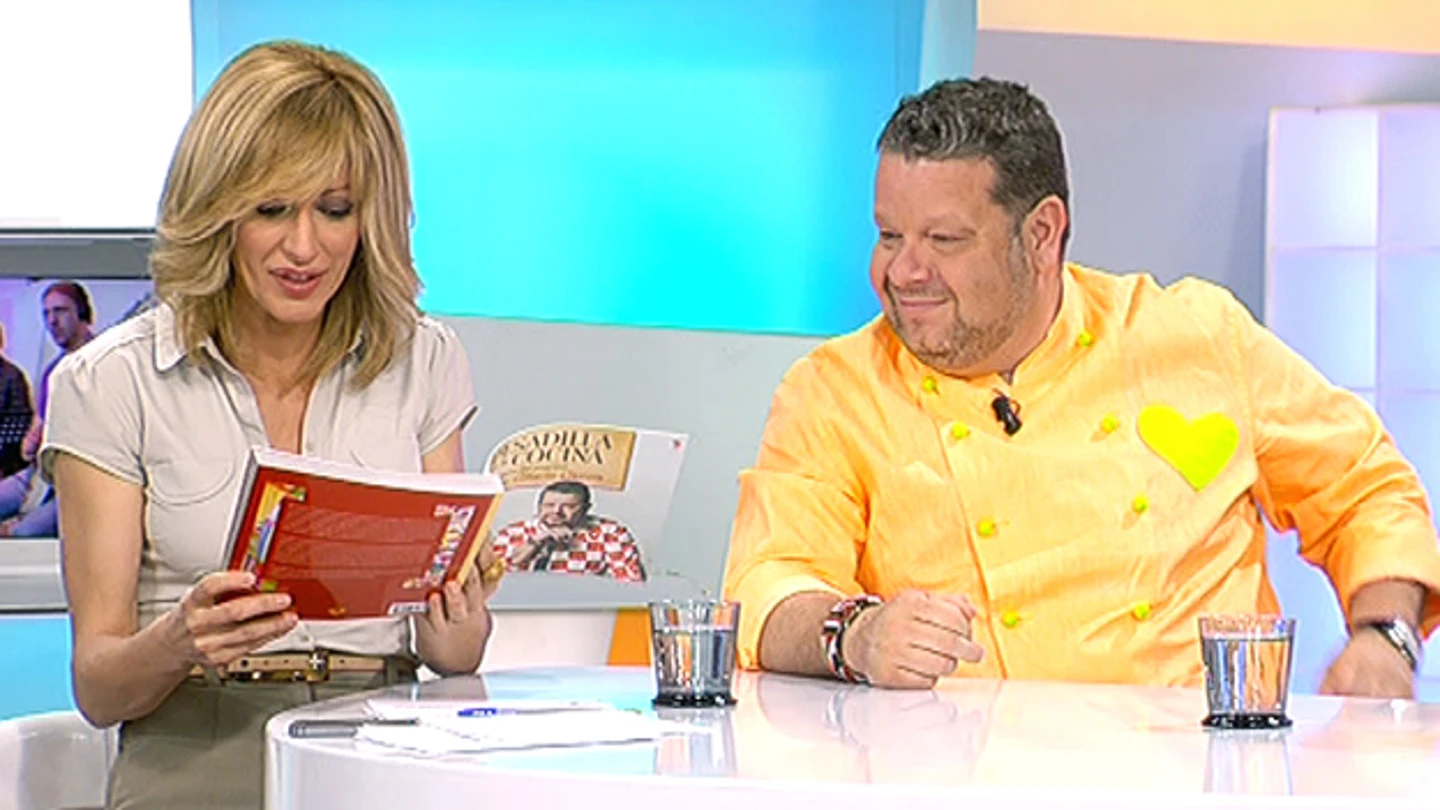 Chicote, junto a Susanna Griso en Espejo Público Chicote, junto a Susanna Griso en Espejo Público