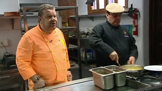 Chicote en la cocina del Yugo de Castilla Chicote en la cocina del Yugo de Castilla