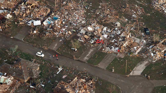 Vista aérea de Moore, Oklahoma Vista aérea de Moore, Oklahoma