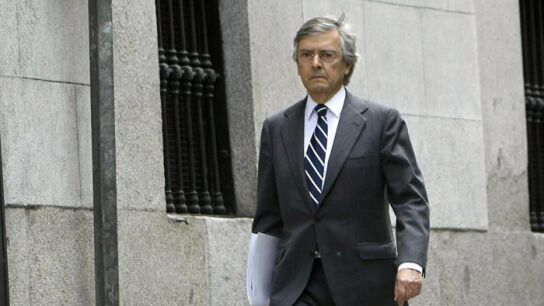 Jorge Tr&iacute;as a su llegada a la Audiencia Nacional