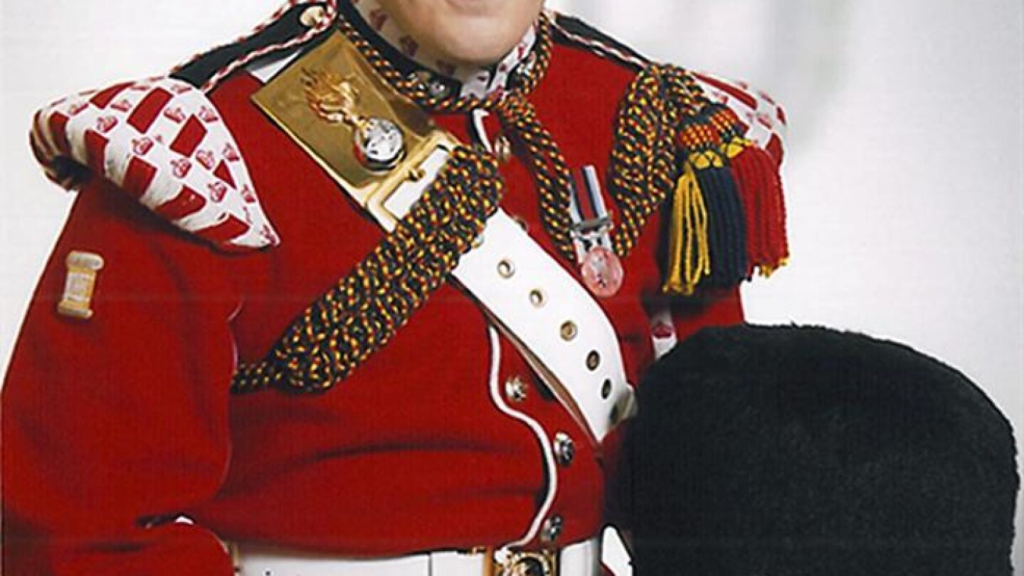 Imagen sin datar cedida por el Ministerio brit&aacute;nico de Defensa del soldado Lee Rigby