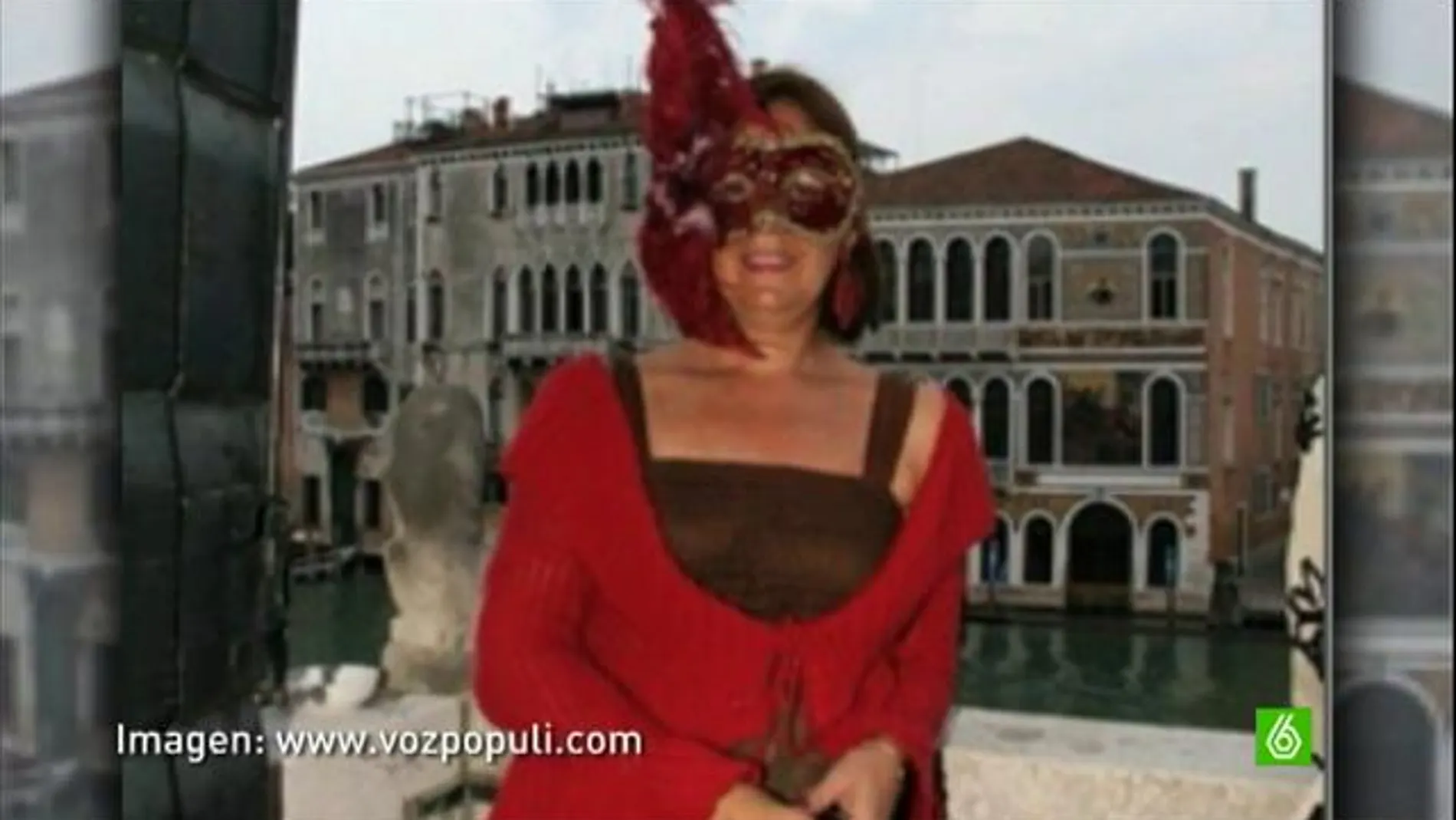 Beatriz Escudero en el Carnaval de Venecia