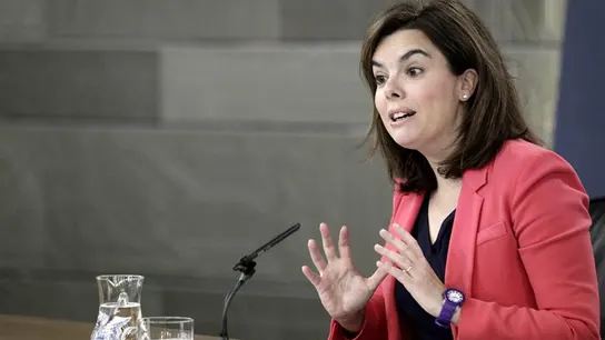 La vicepresidenta del Gobierno, Soraya Sáenz de Santamaría La vicepresidenta del Gobierno, Soraya Sáenz de Santamaría