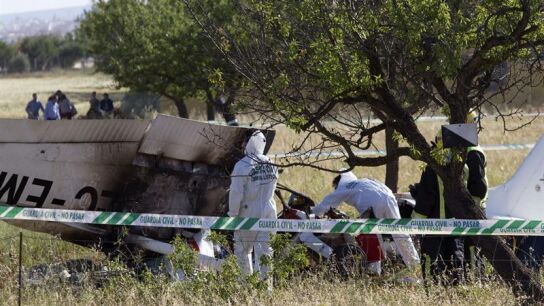 Vista del lugar del accidente