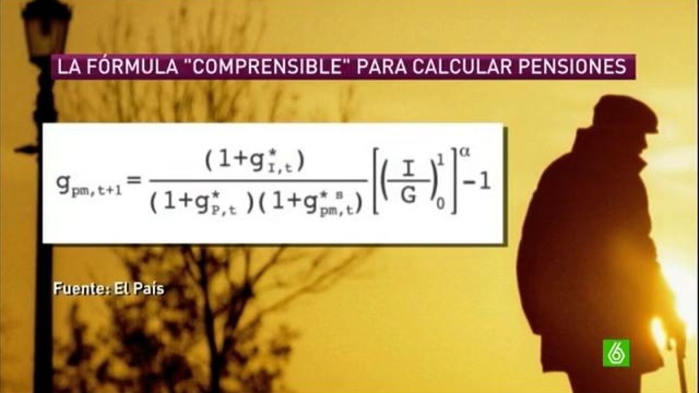 La f&oacute;mula de los expertos del Gobierno para calcular las pensiones