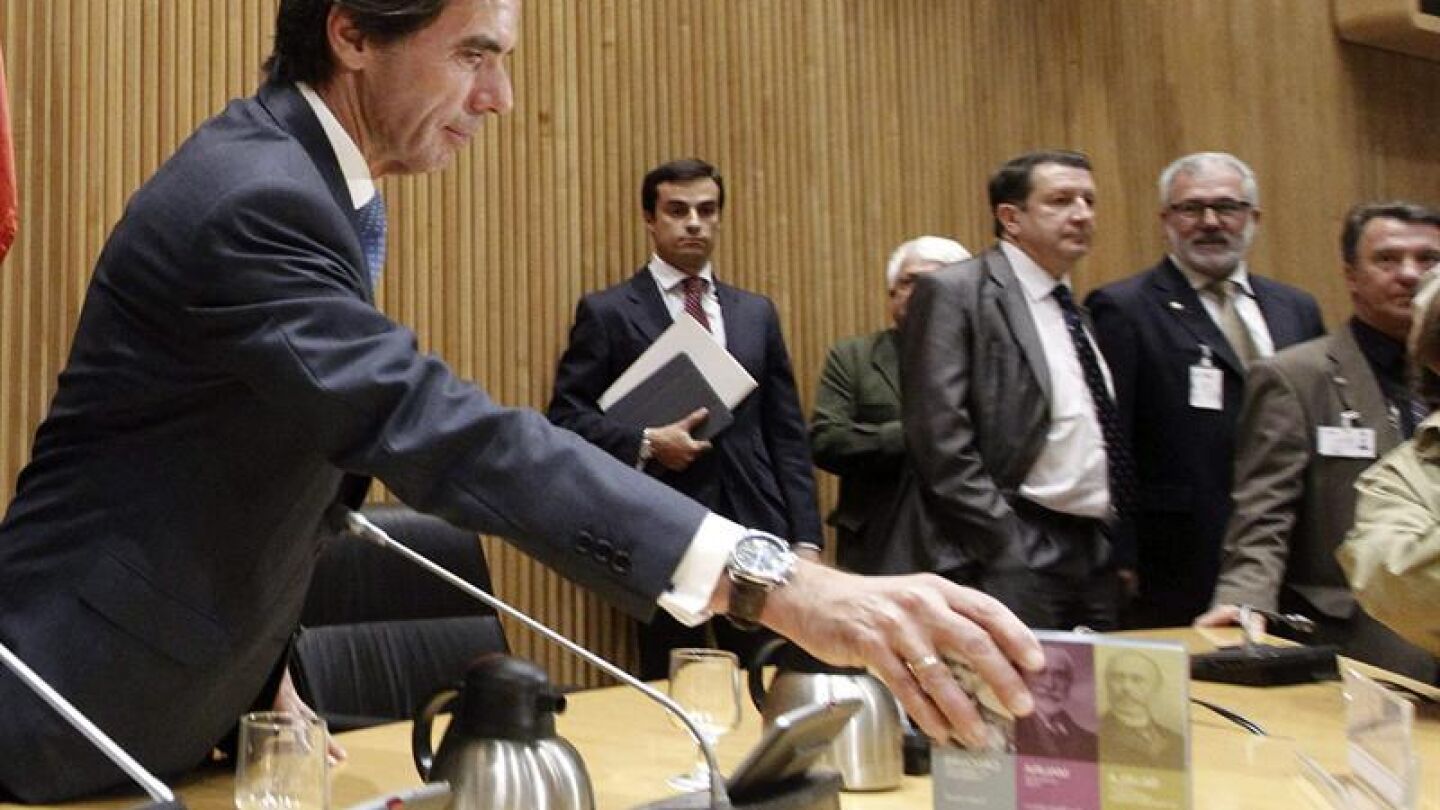Jos&eacute; Mar&iacute;a Aznar en el Congreso