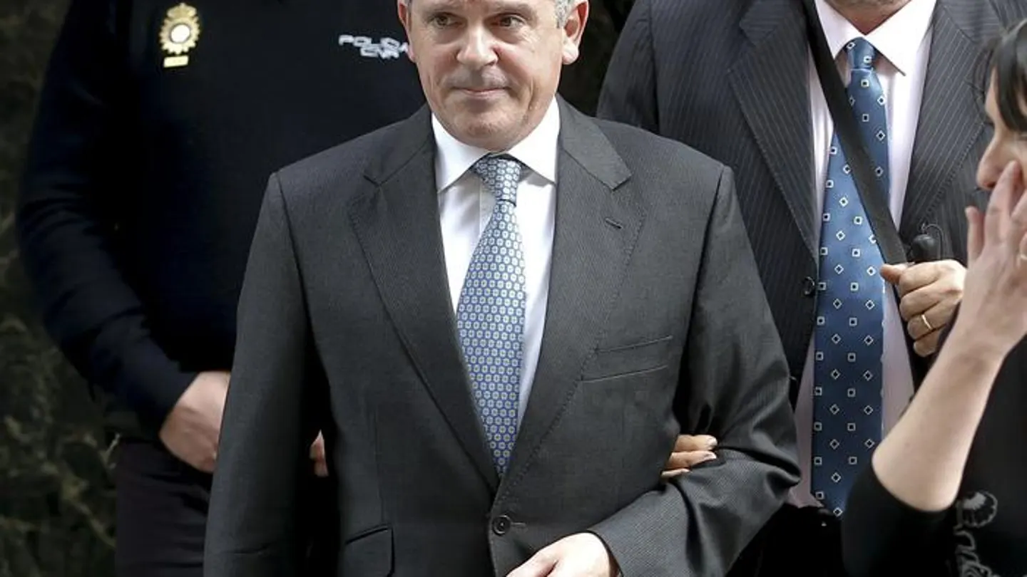 Pablo Crespo a la salida de la Audiencia Nacional Pablo Crespo a la salida de la Audiencia Nacional