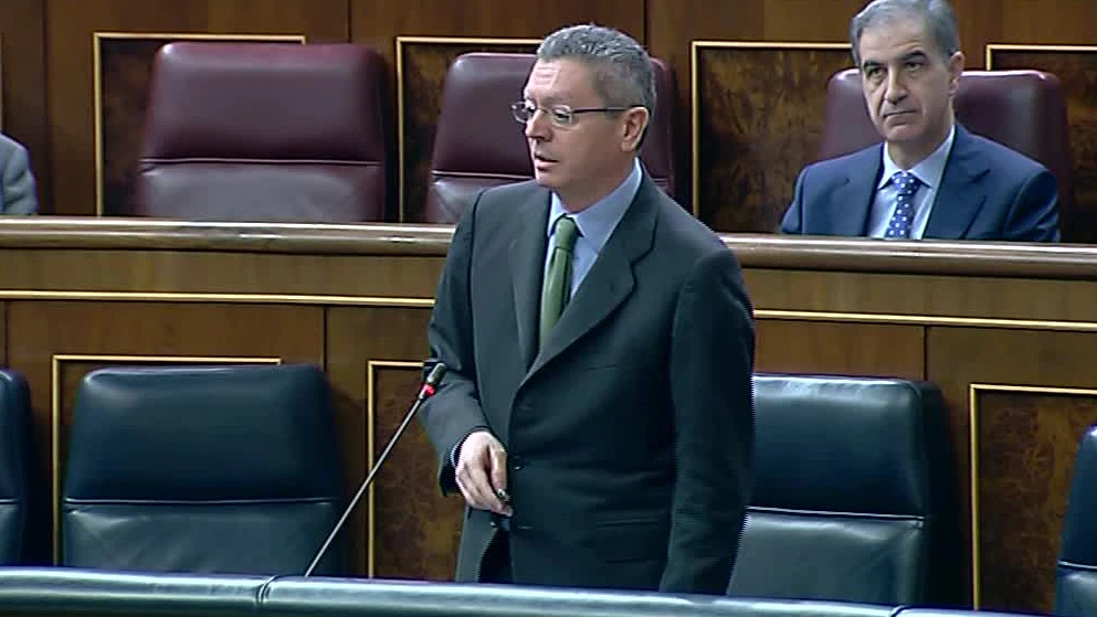 Ruiz Gallardón en el Congreso