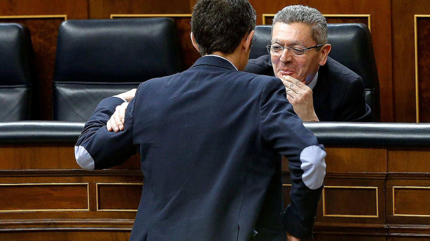 Gallard&oacute;n y Madina en el Congreso de los Diputados