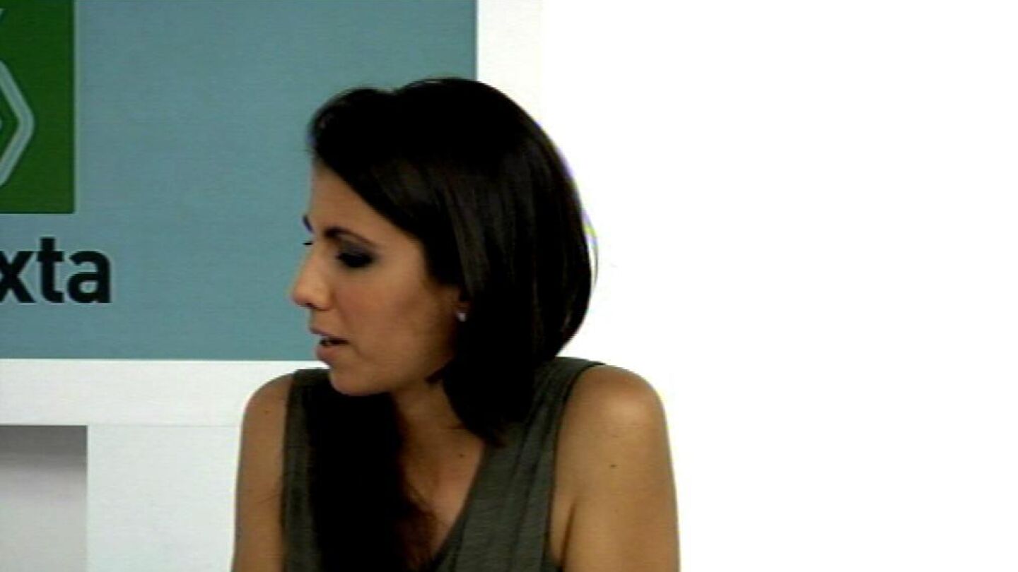 Ana Pastor durante el videoencuentro