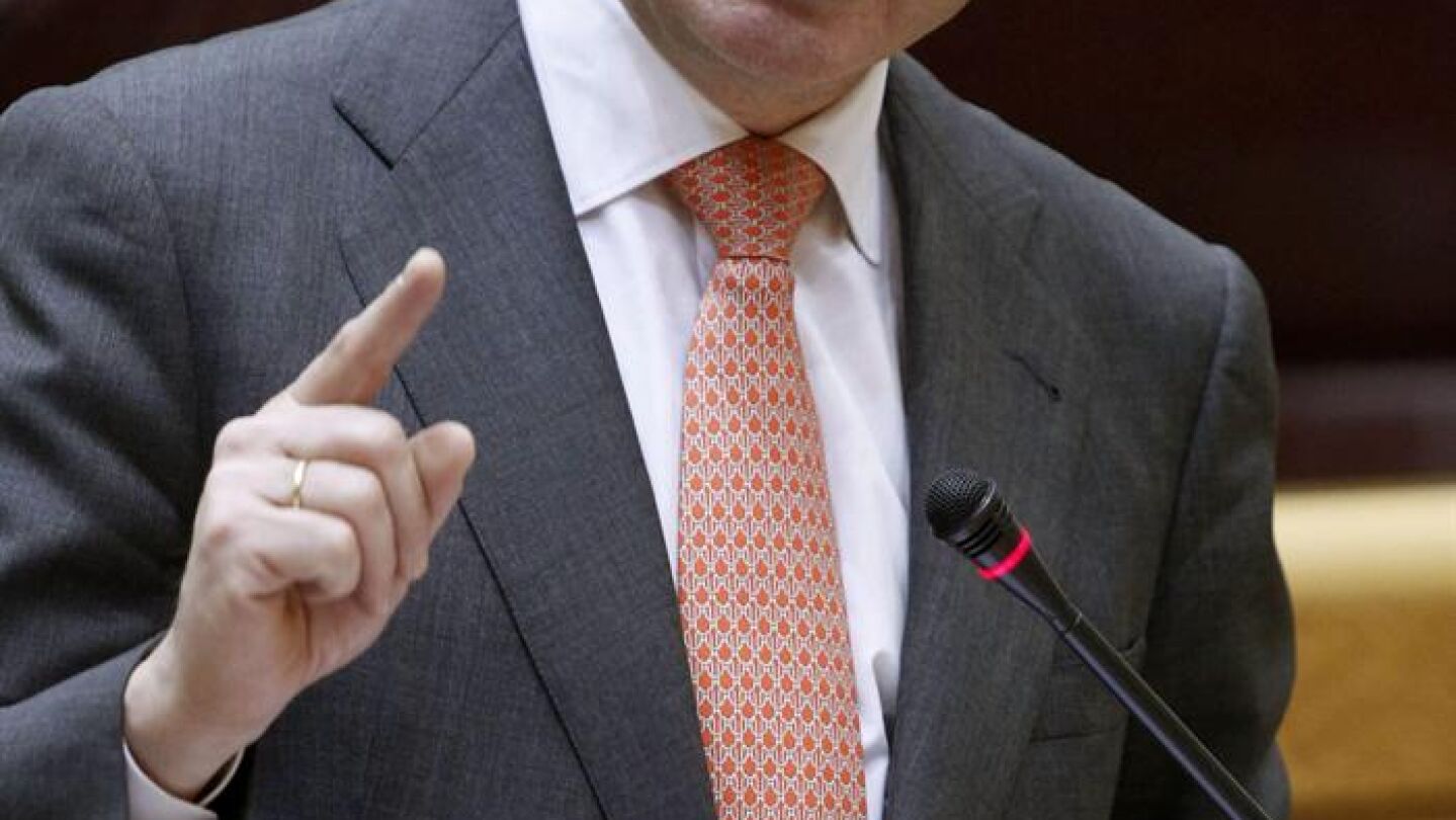 El ministro de Econom&iacute;a, Luis de Guindos