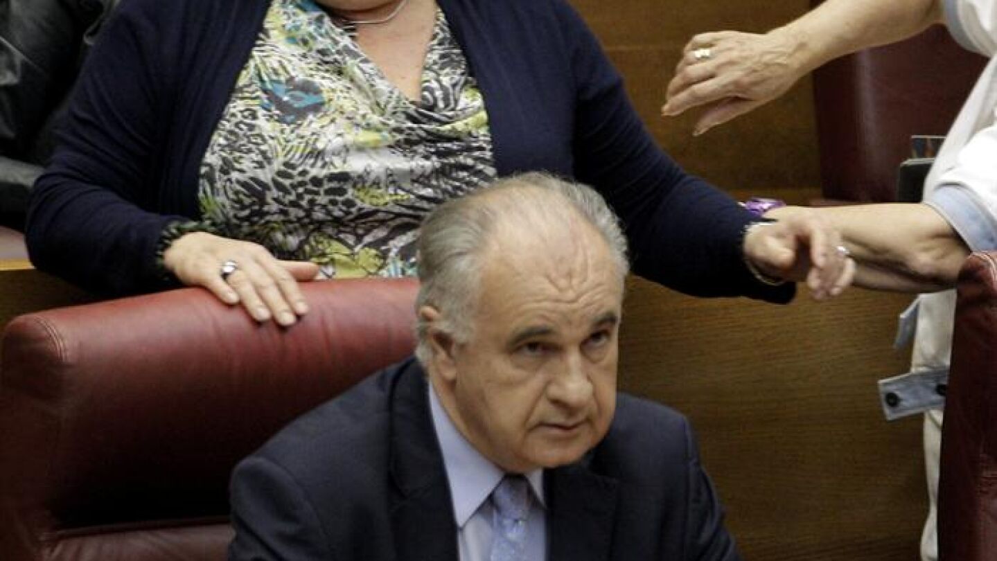 Rafael Blasco en las Cortes valencianas
