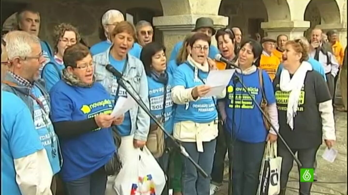 Los preferentitas gallegos de O Rosal contin&uacute;an con su compromiso de seguir en la calle 